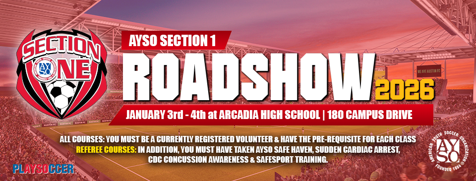 Section 1 Roadshow 2026!